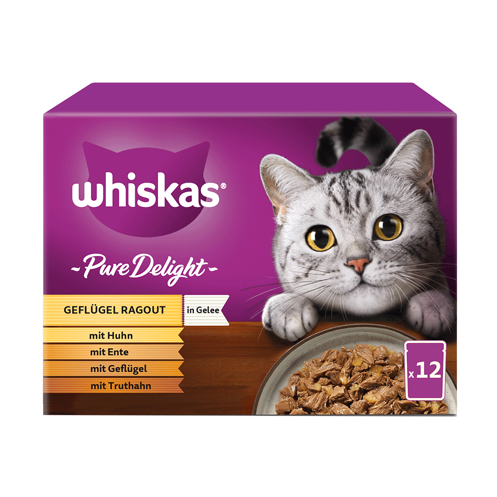 Bild: Whiskas Geflügel Ragout in Gelee 