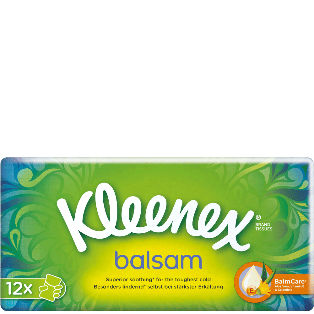 Bild: Kleenex Taschentücher Balsam Aloe Vera 