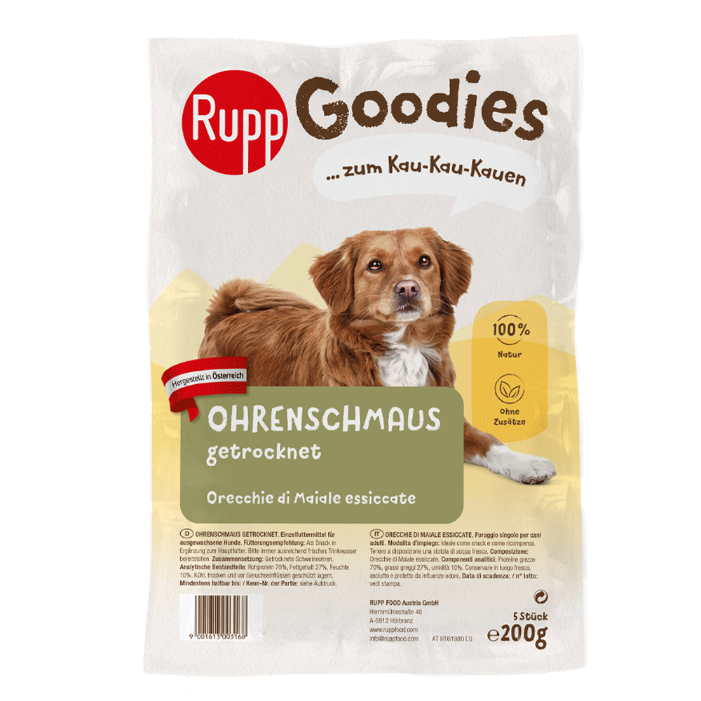 Bild: Rupp Goodies Ohrenschmaus getrocknet 