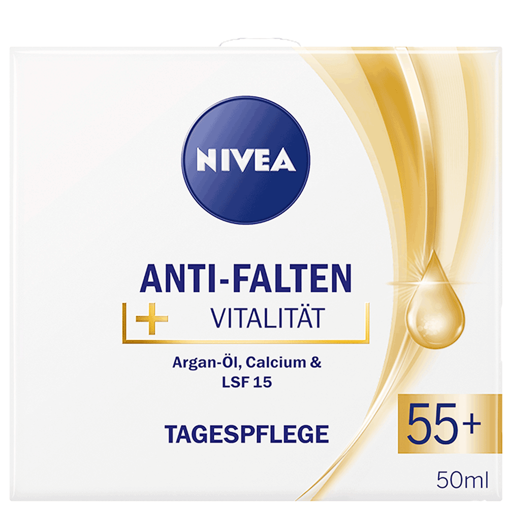 Bild: NIVEA Anti-Falten + Vitalität Tagespflege 55+ 