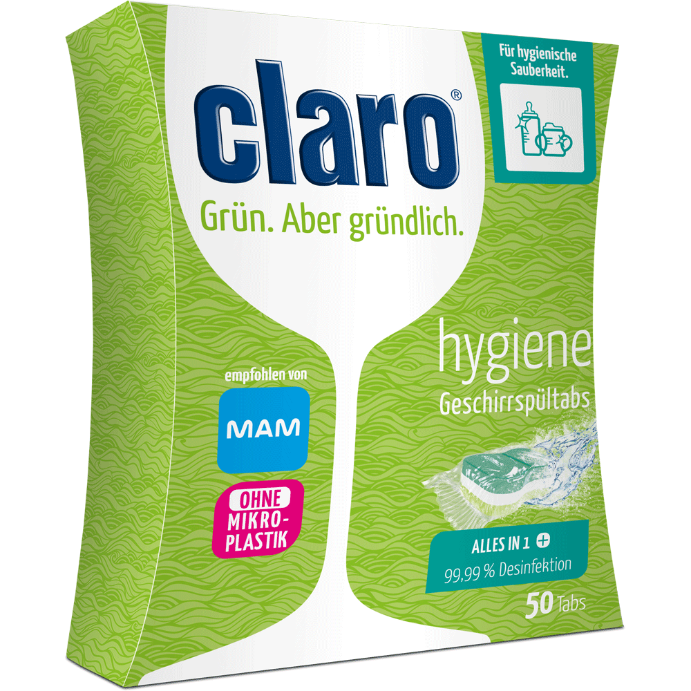 Bild: claro Hygiene Geschirrspültabs 