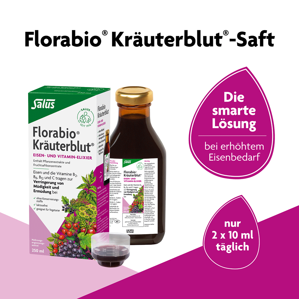 Bild: Florabio Kräuterblut Saft 