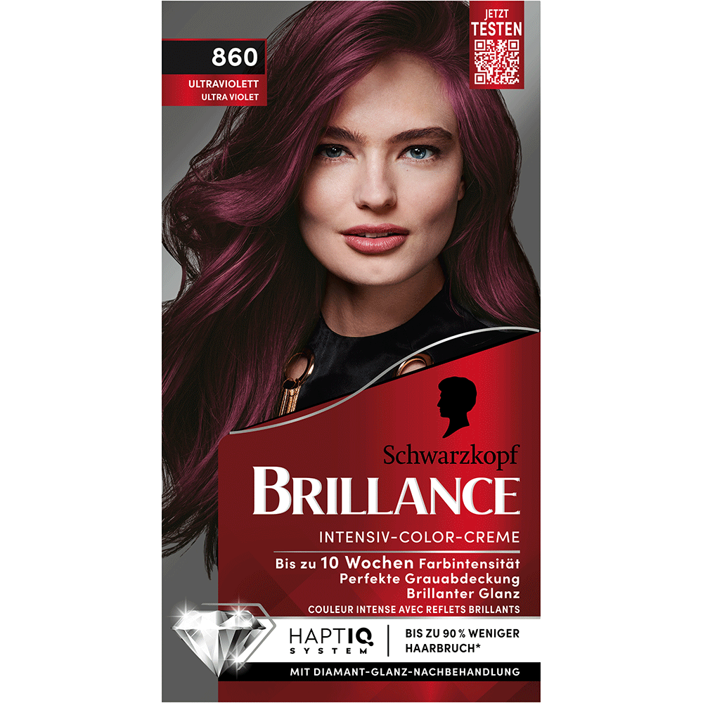 Bild: Schwarzkopf BRILLANCE Intensiv-Color-Creme ultraviolett