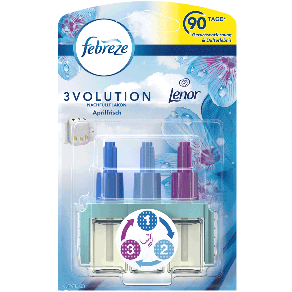 Bild: Febreze 3Volution Aprilfrisch Duftstecker Nachfüller 