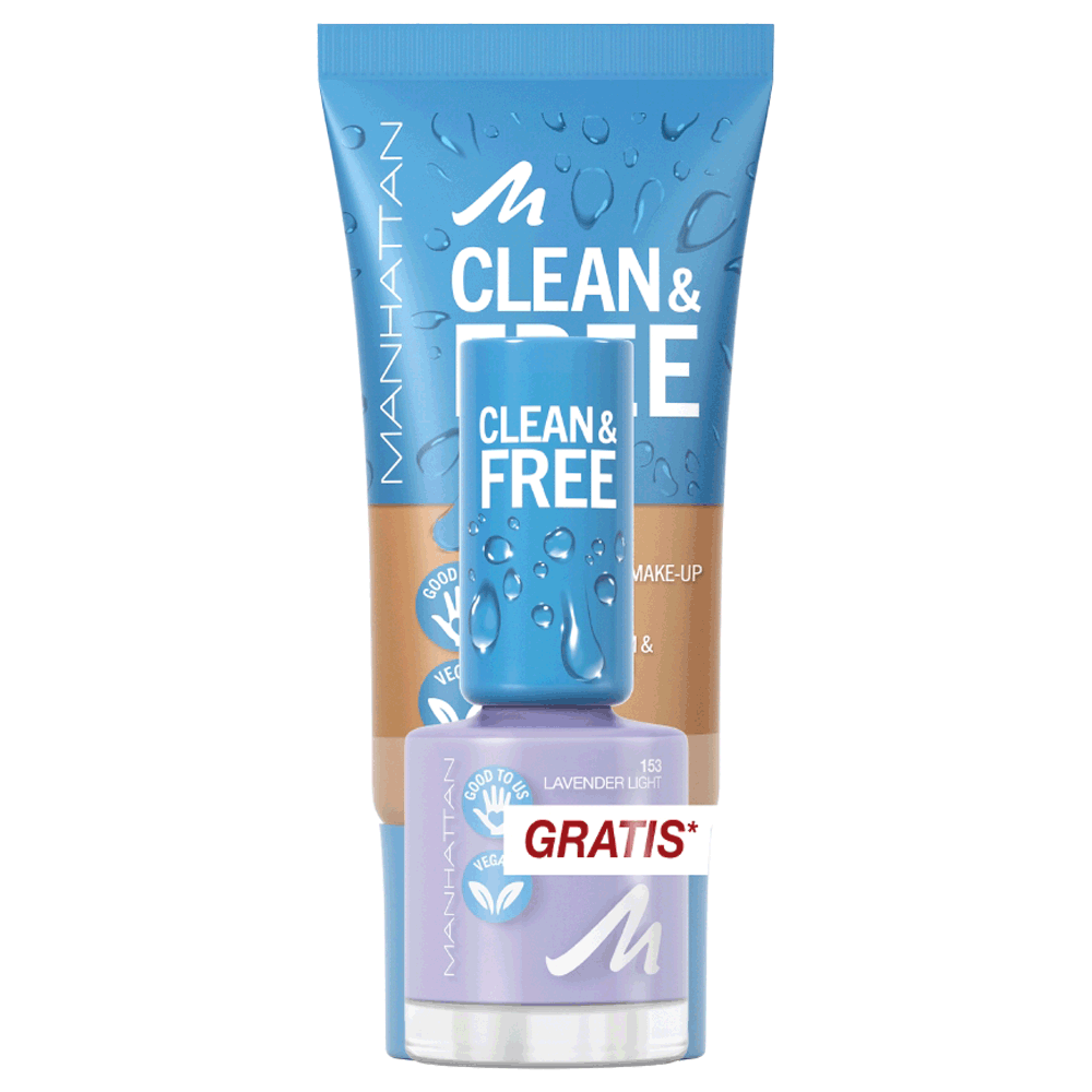 Bild: MANHATTAN Clean & Free Skin Tint + gratis Nagellack 