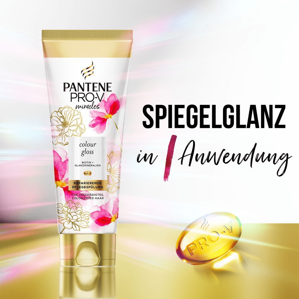 Bild: PANTENE PRO-V Pflegespülung Mit Biotin Für Coloriertes Haar 