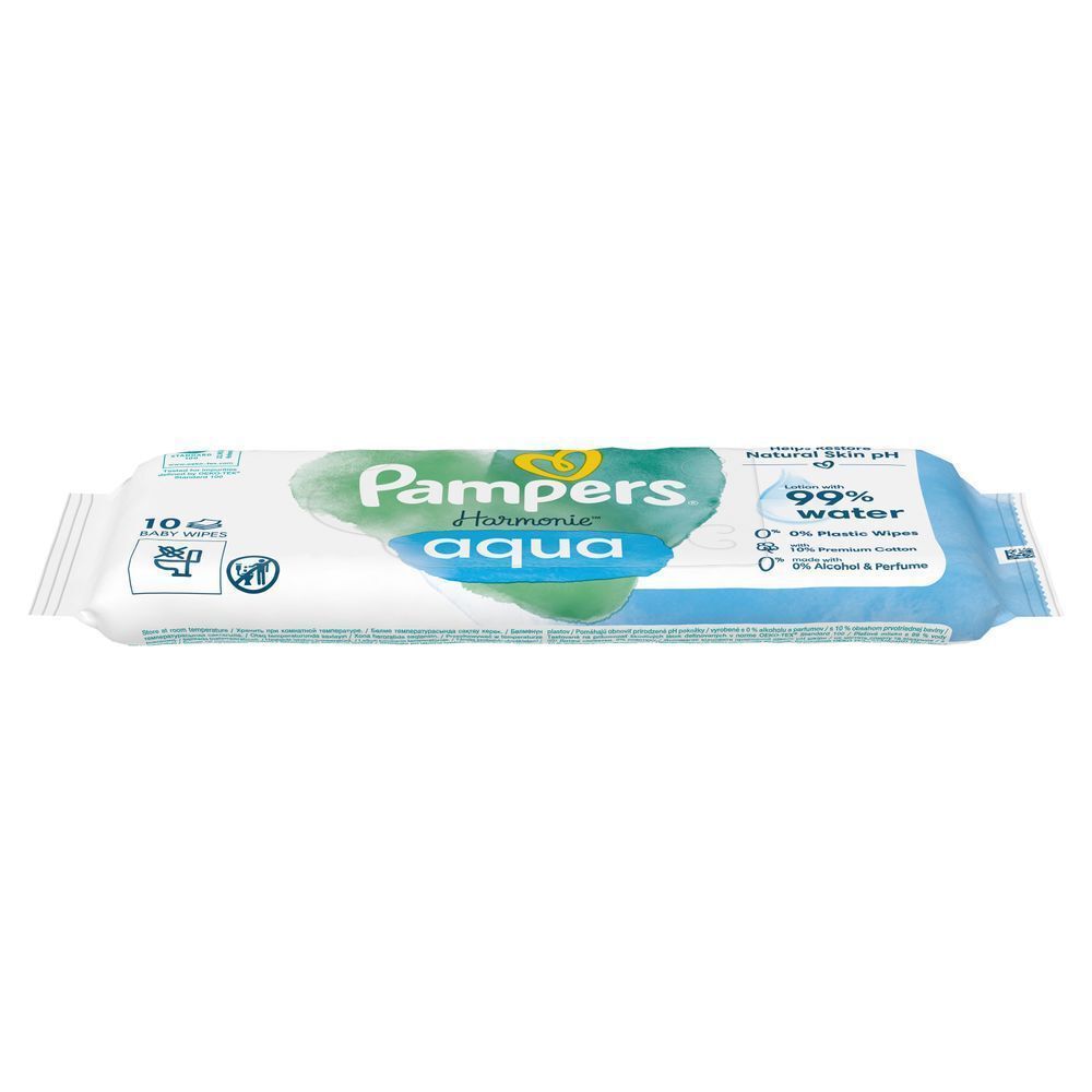 Bild: Pampers Harmonie Aqua Feuchttücher 1X10 