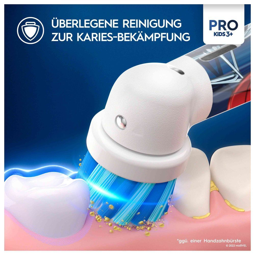 Bild: Oral-B Pro Kids Spiderman Elektrische Zahnbürste 