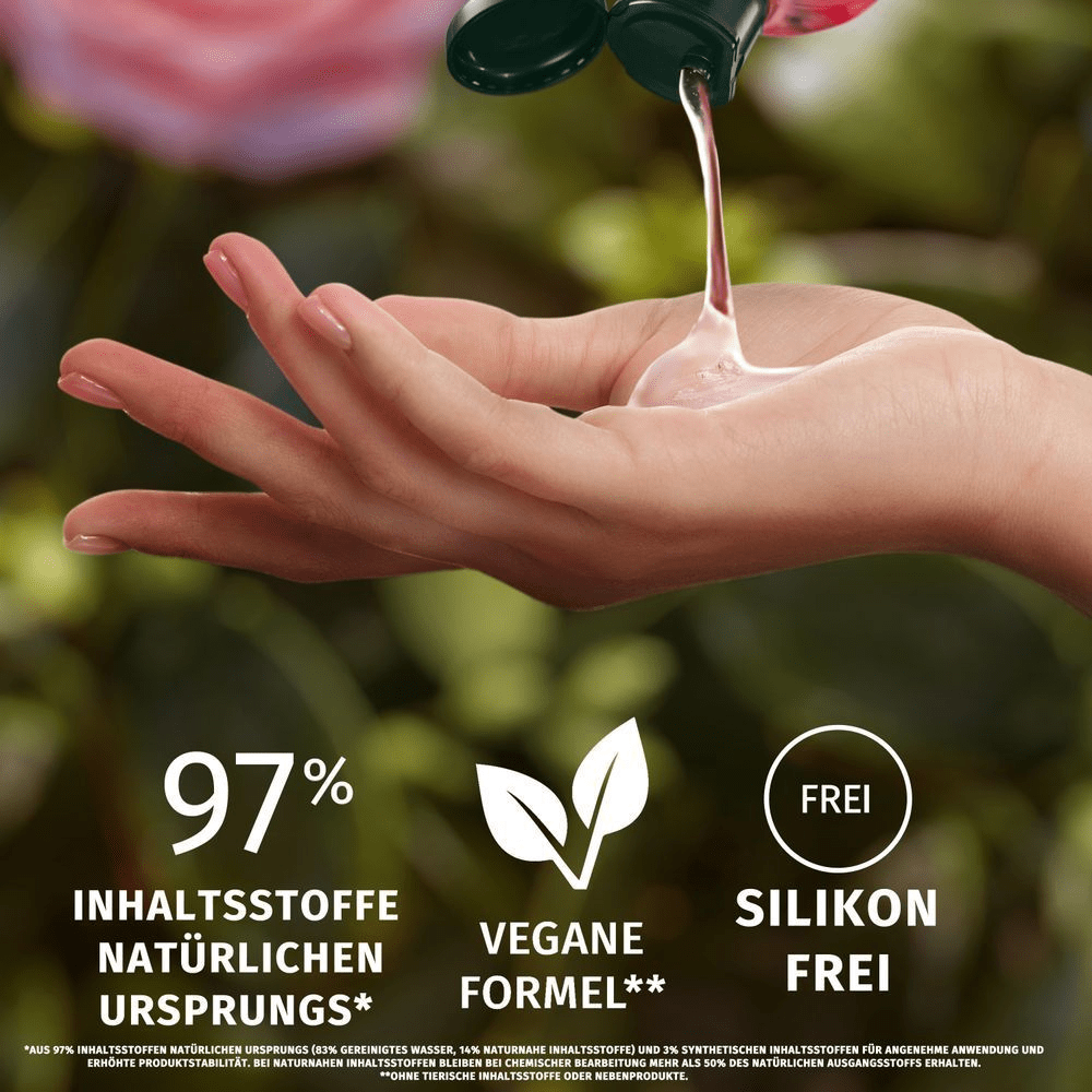 Bild: Herbal essences Blütensanft Shampoo mit Rosenduft 