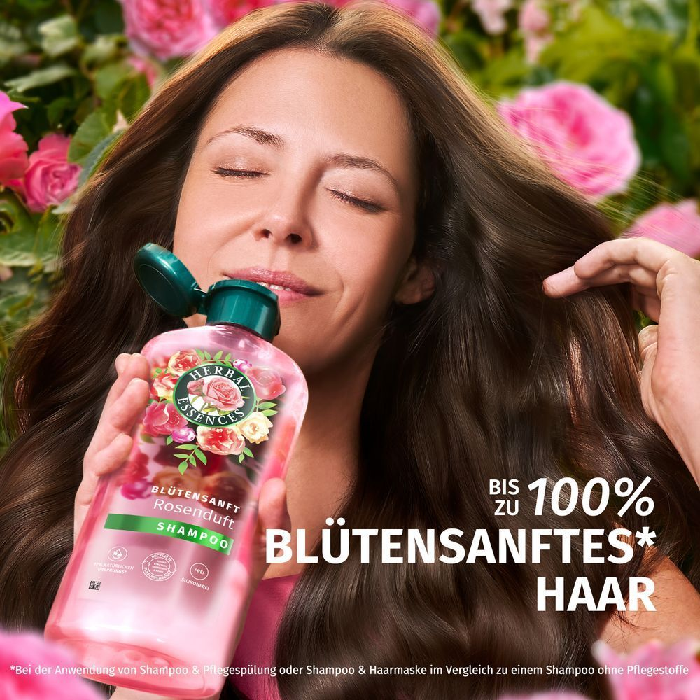 Bild: Herbal essences Blütensanft Pflegespülung mit Rosenduft 