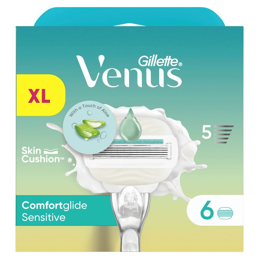 Bild: Gillette Venus Comfortglide Sensitive Ersatzklingen 