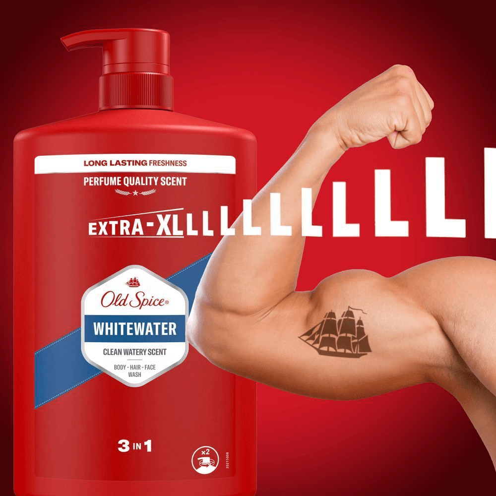 Bild: Old Spice Whitewater 3-in-1 Duschgel & Shampoo 