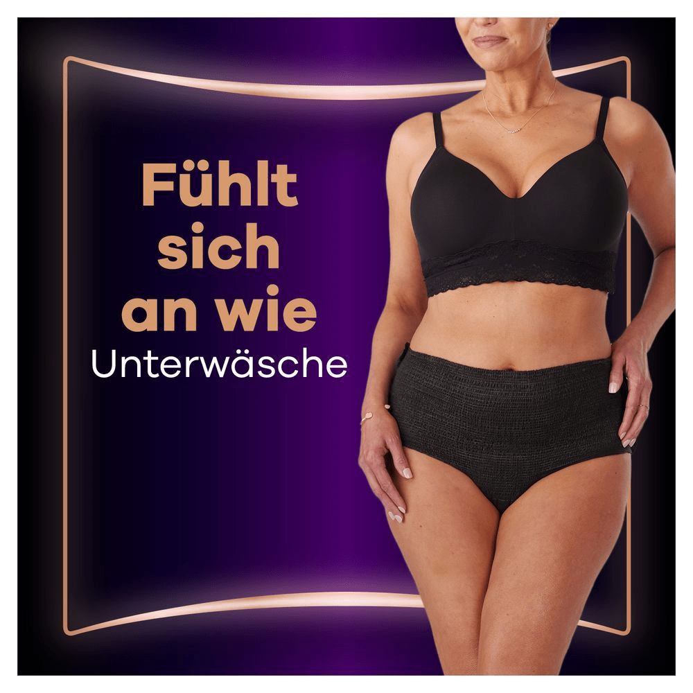 Bild: always Discreet Schwarze Höschen Bei Blasenschwäche 