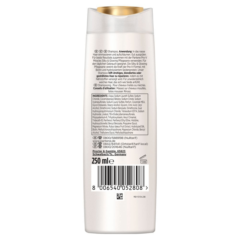 Bild: PANTENE PRO-V Miracles Silky & Glowing Shampoo 