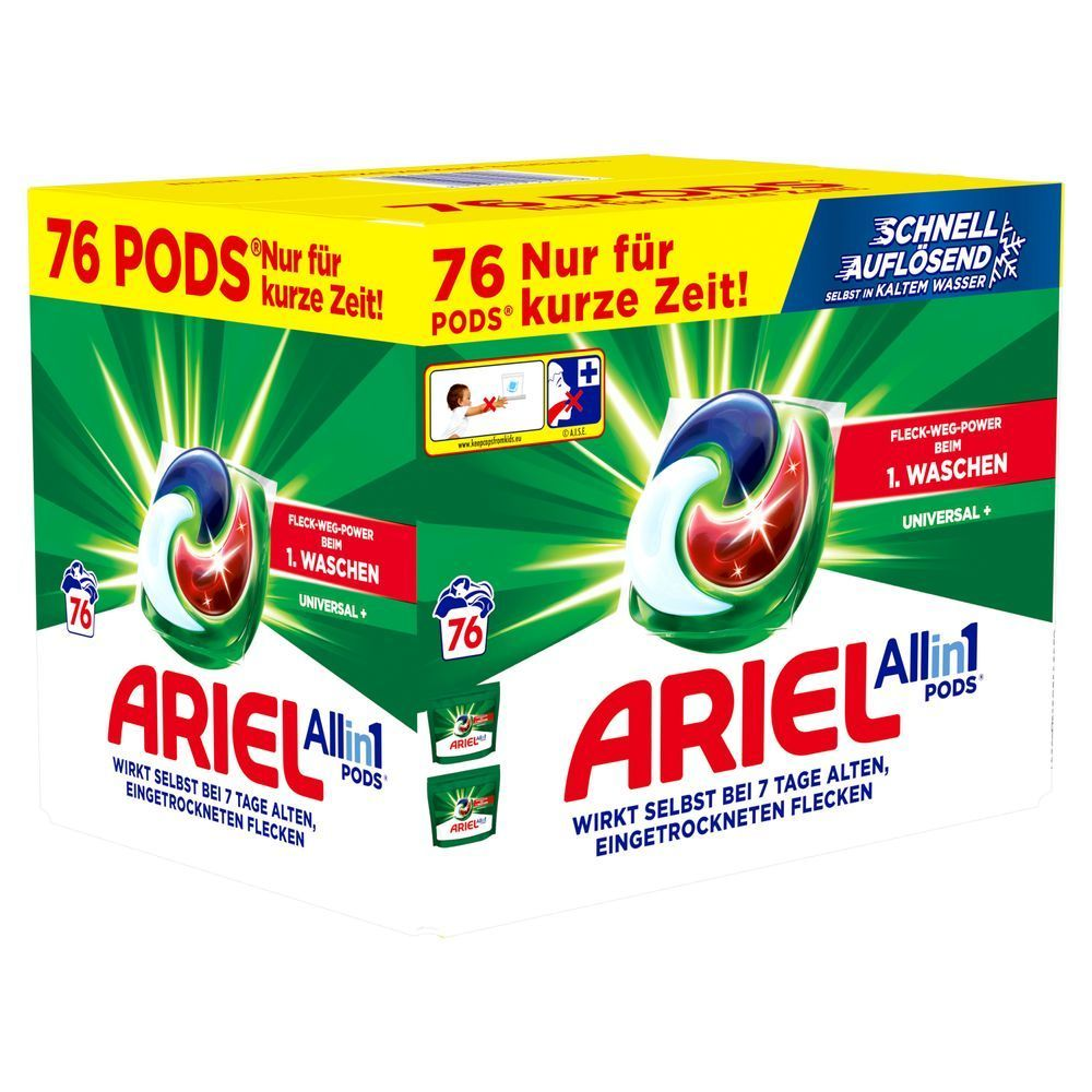 Bild: ARIEL All-in-1 POD Flüssigwaschmittel-Kapseln 