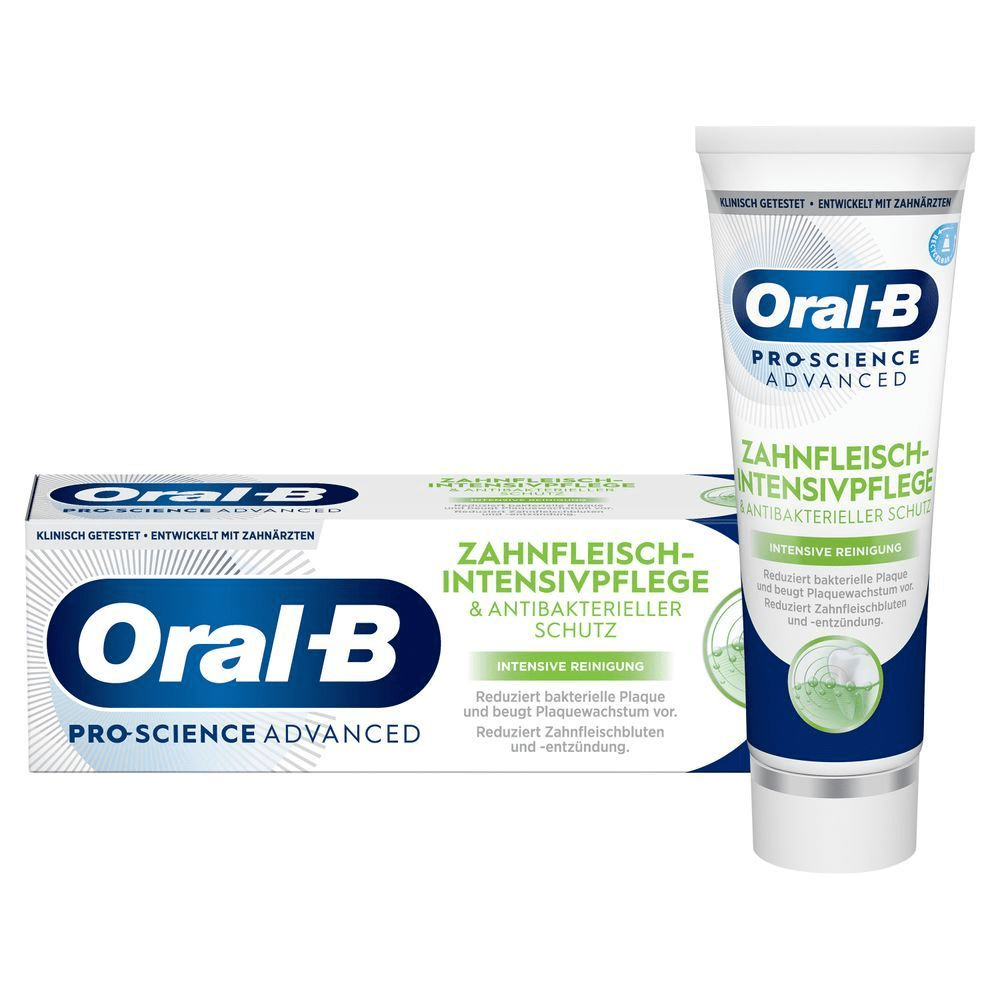 Bild: Oral-B Professional Zahnfleisch-Intensivpflege & Antibakterieller Schutz Zahncreme 