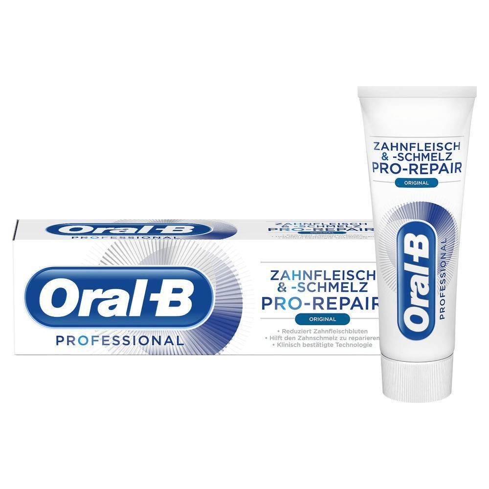 Bild: Oral-B Professional Zahnfleisch und -schmelz Pro-Repair Zahnpasta 