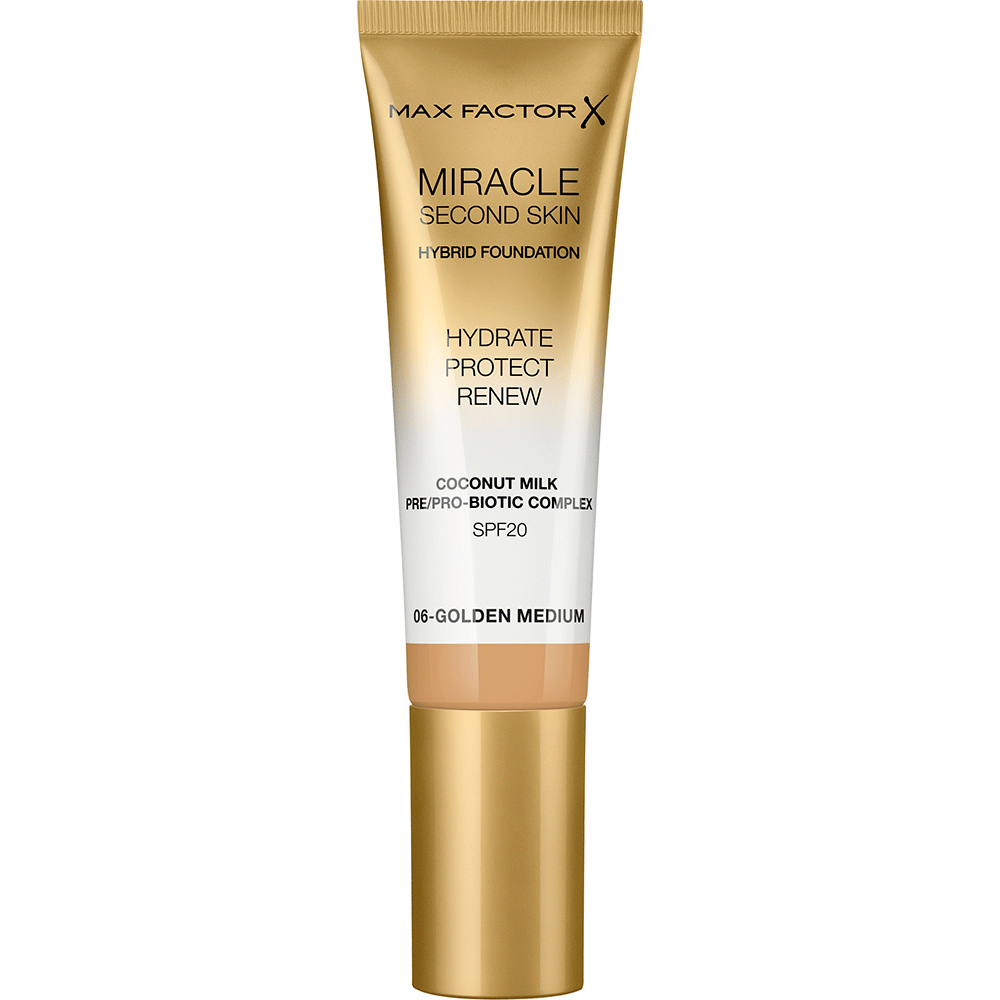 Bild: MAX FACTOR Miracle Second Skin Hybrid Foundation golden medium