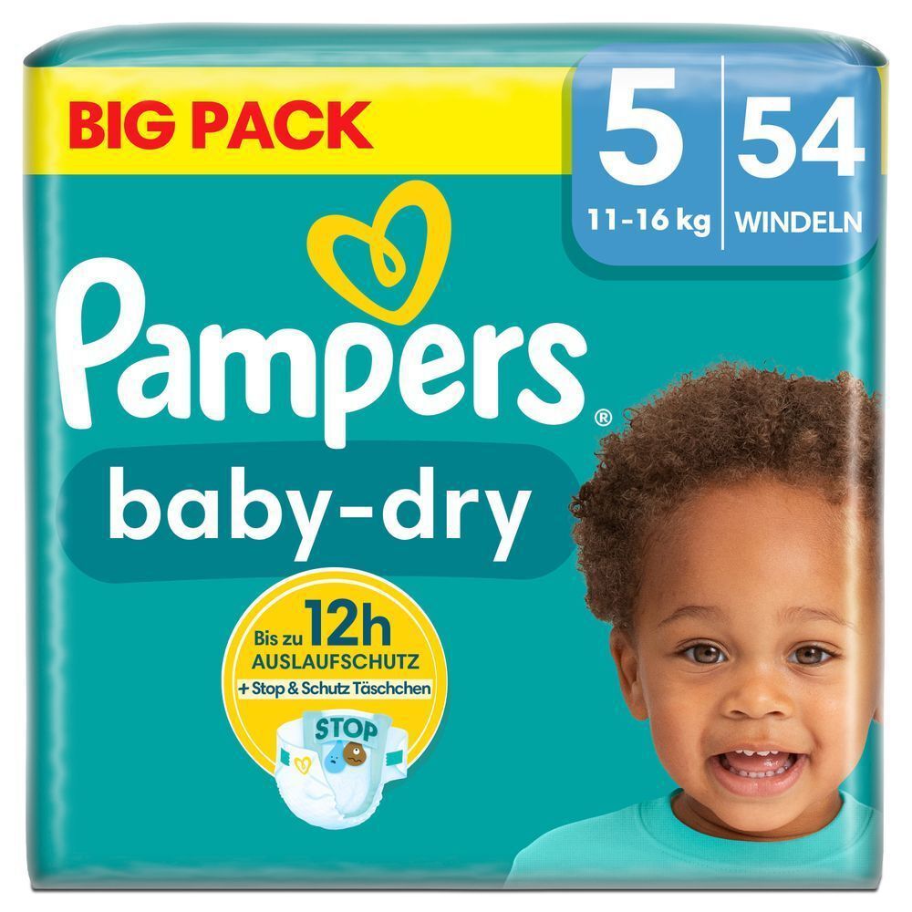 Bild: Pampers Baby-Dry Größe 5, BIG PACK 