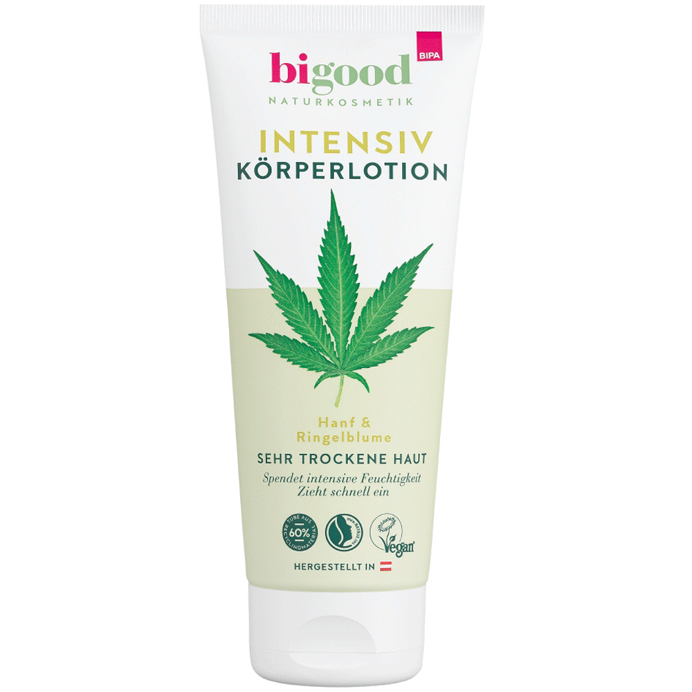 Bild: bi good Intensive Körperlotion Hanf & Ringelblume 