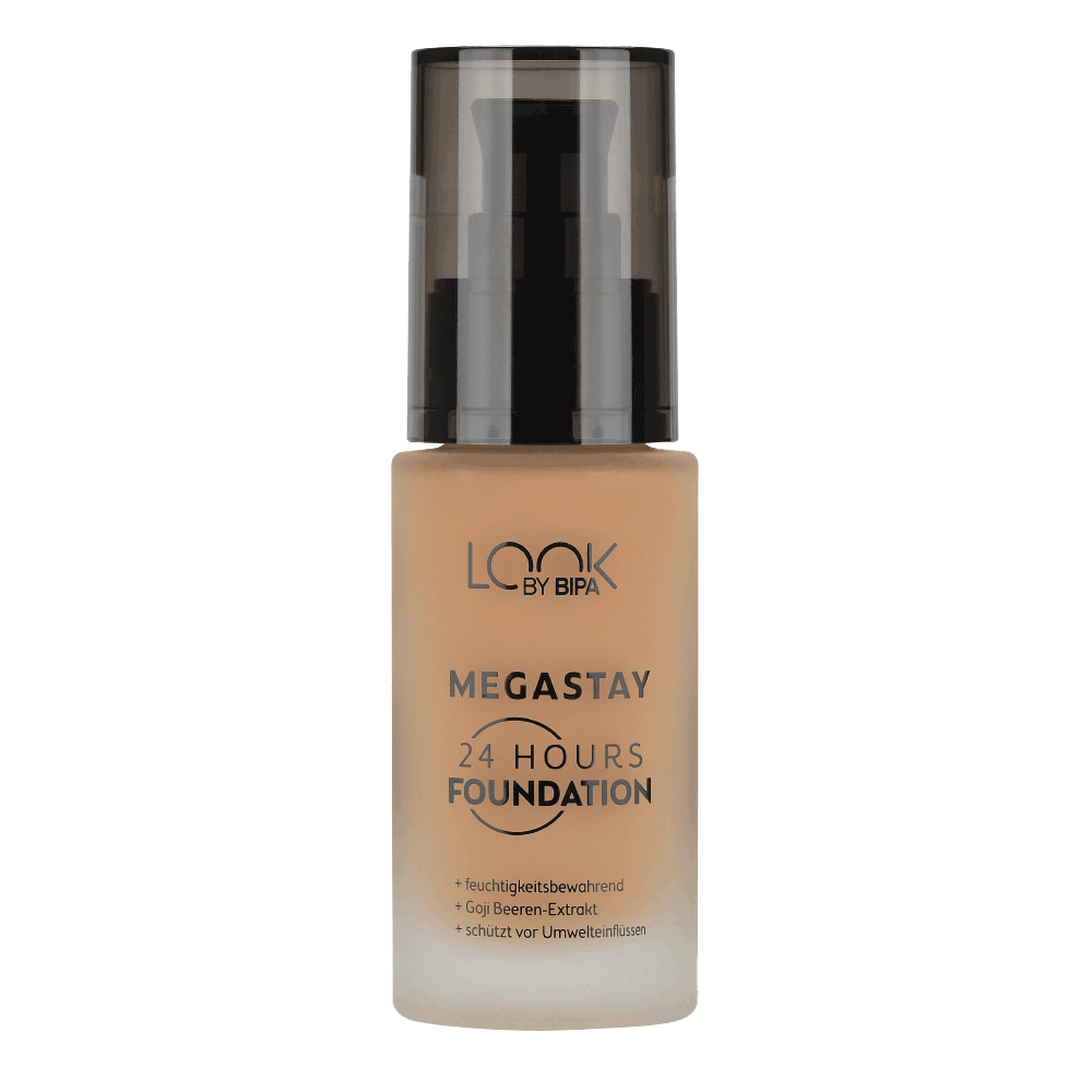 Bild: LOOK BY BIPA Megastay 24h Longwear Foundation Toffee