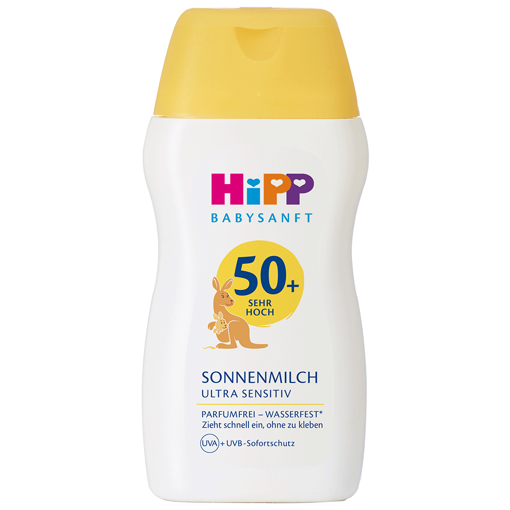 Bild: HiPP Sonnemilch Ultra Sensitiv LSF 50+ 