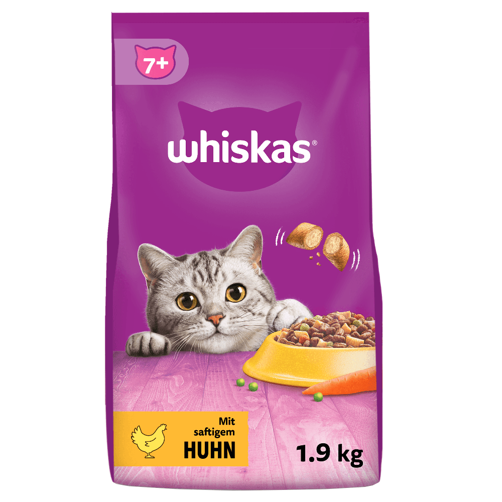 Bild: Whiskas Trockenfutter mit Huhn 