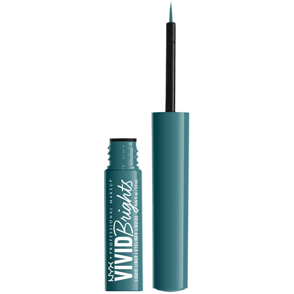 Bild: NYX Professional Make-up Vivid Bright Liquid Liner cyan slimp