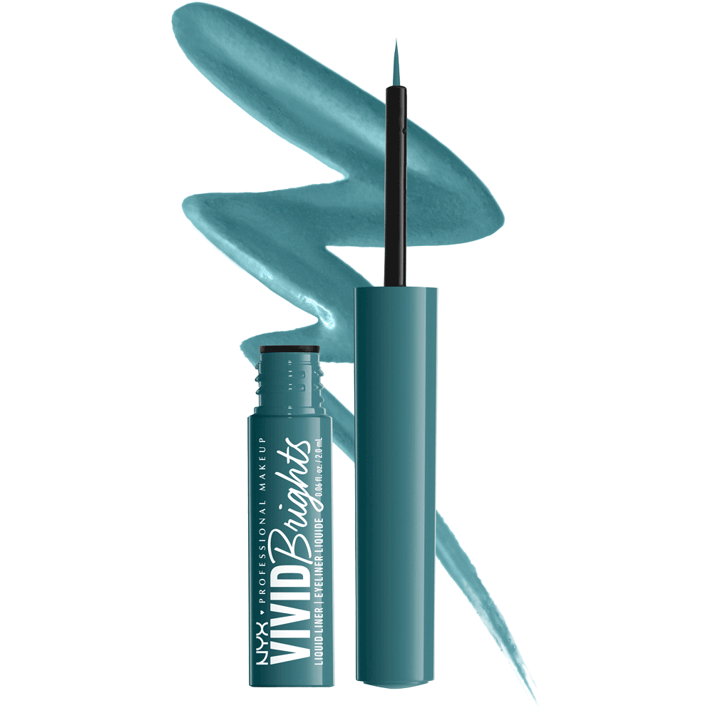 Bild: NYX Professional Make-up Vivid Bright Liquid Liner cyan slimp