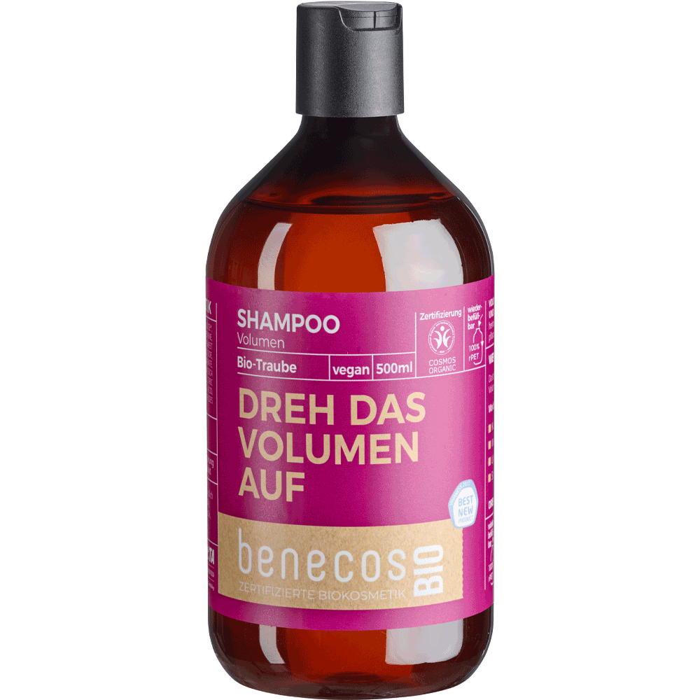 Bild: Benecos Shampoo Volumen Bio-Traube 