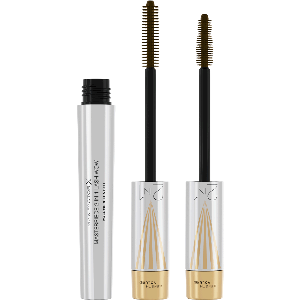 Bild: MAX FACTOR Mascara Masterpiece 2in1 Lash Brow Volume & Length 