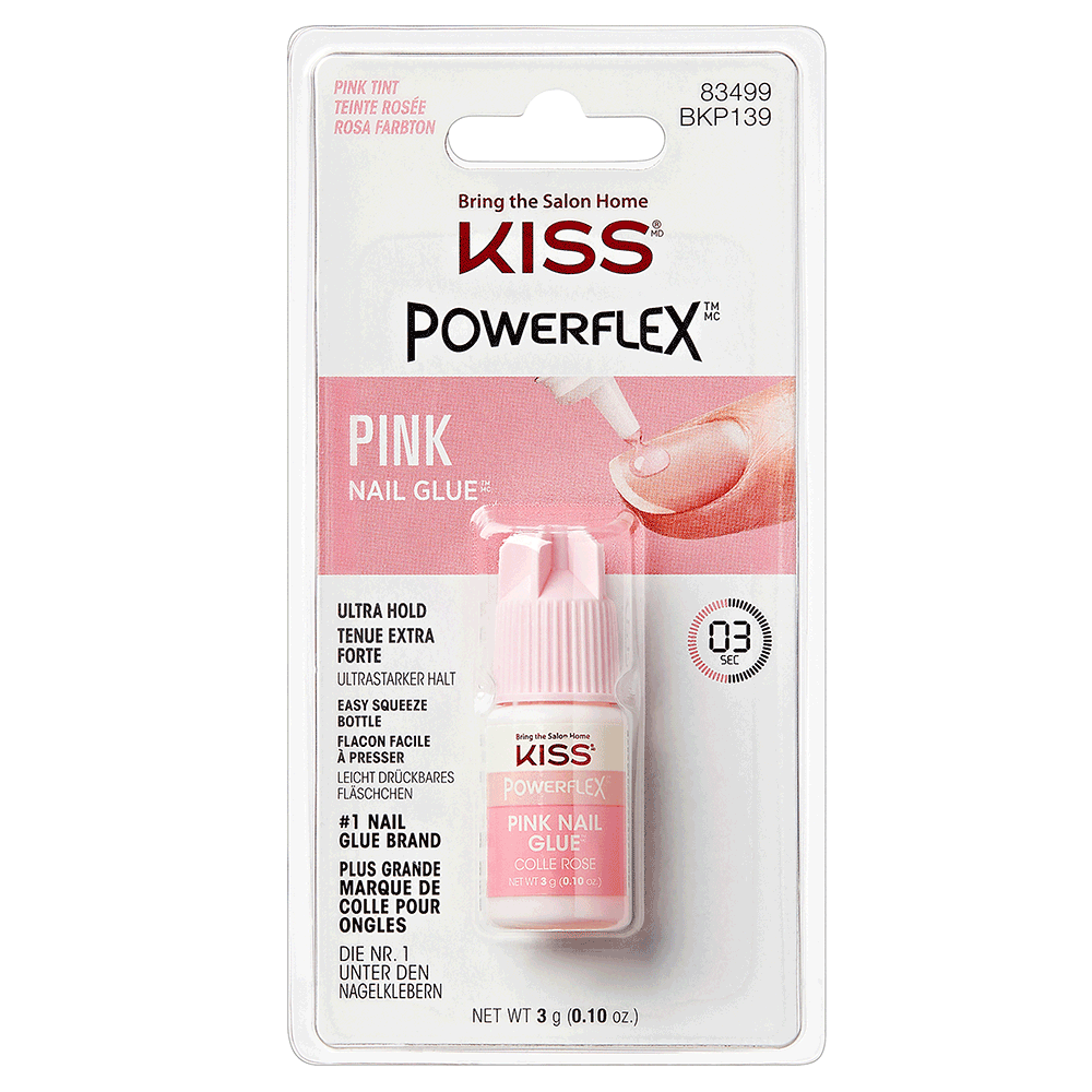 Bild: KISS Powerflex Nagelkleber Pink 