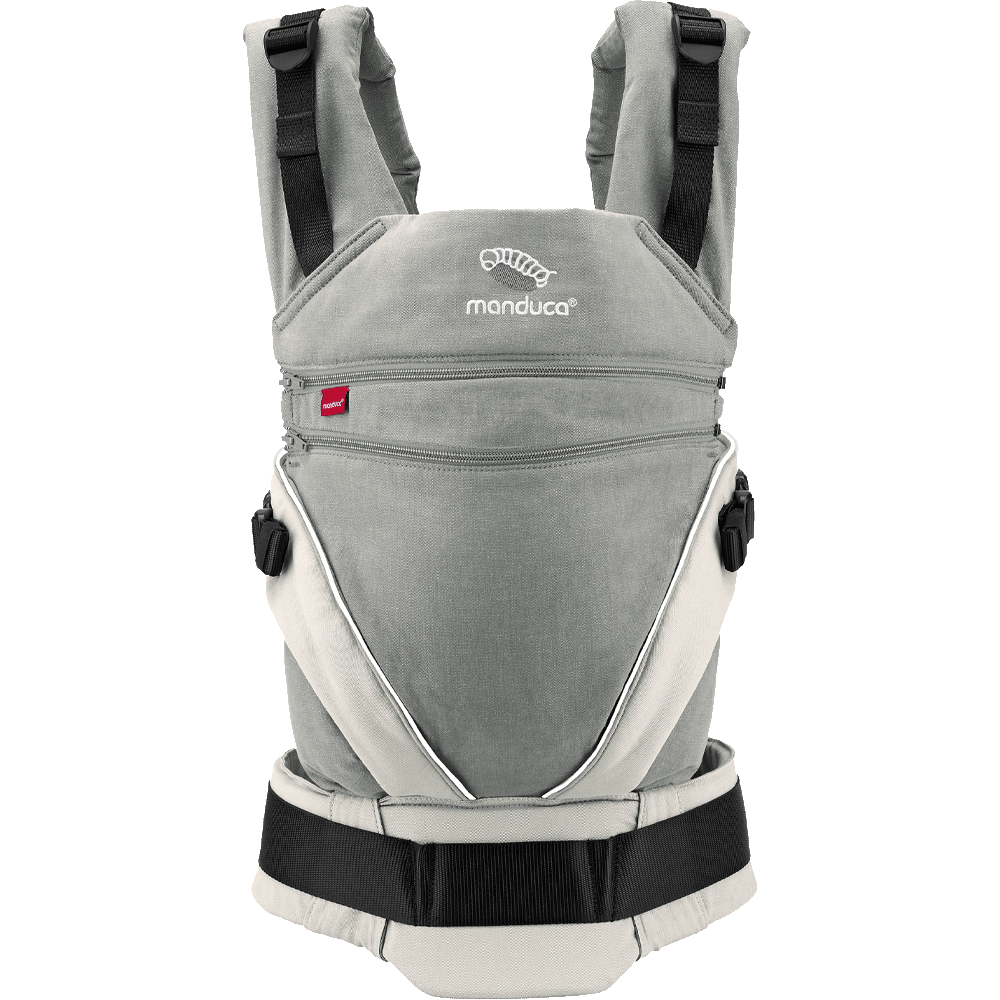 Bild: Manduca XT Cotton Babytrage Grey-White