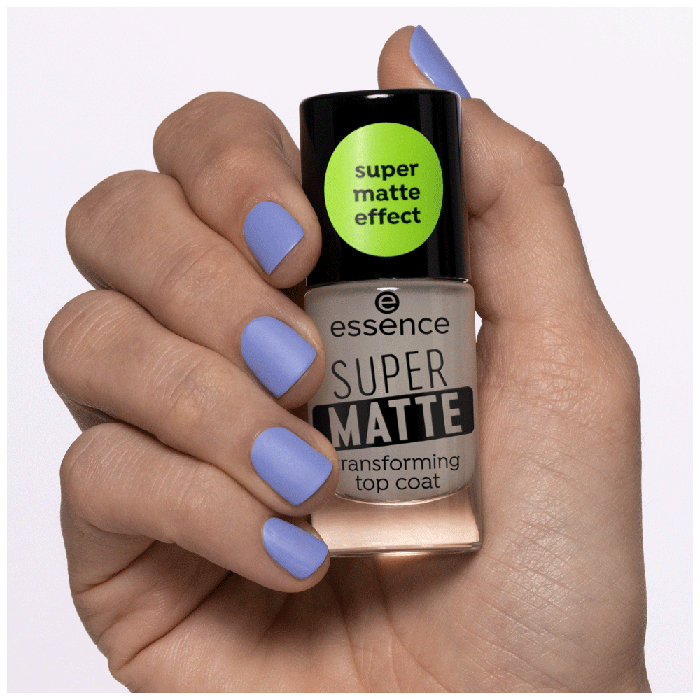 Bild: essence Super Matte Transforming Top Coat 