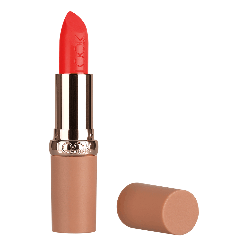 Bild: LOOK BY BIPA Color Matte Lipstick wild coral