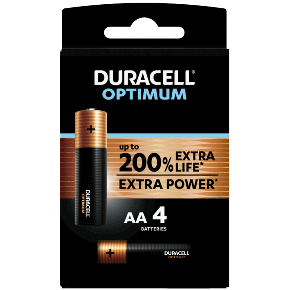 Bild: DURACELL Optimum AA Block Pack 