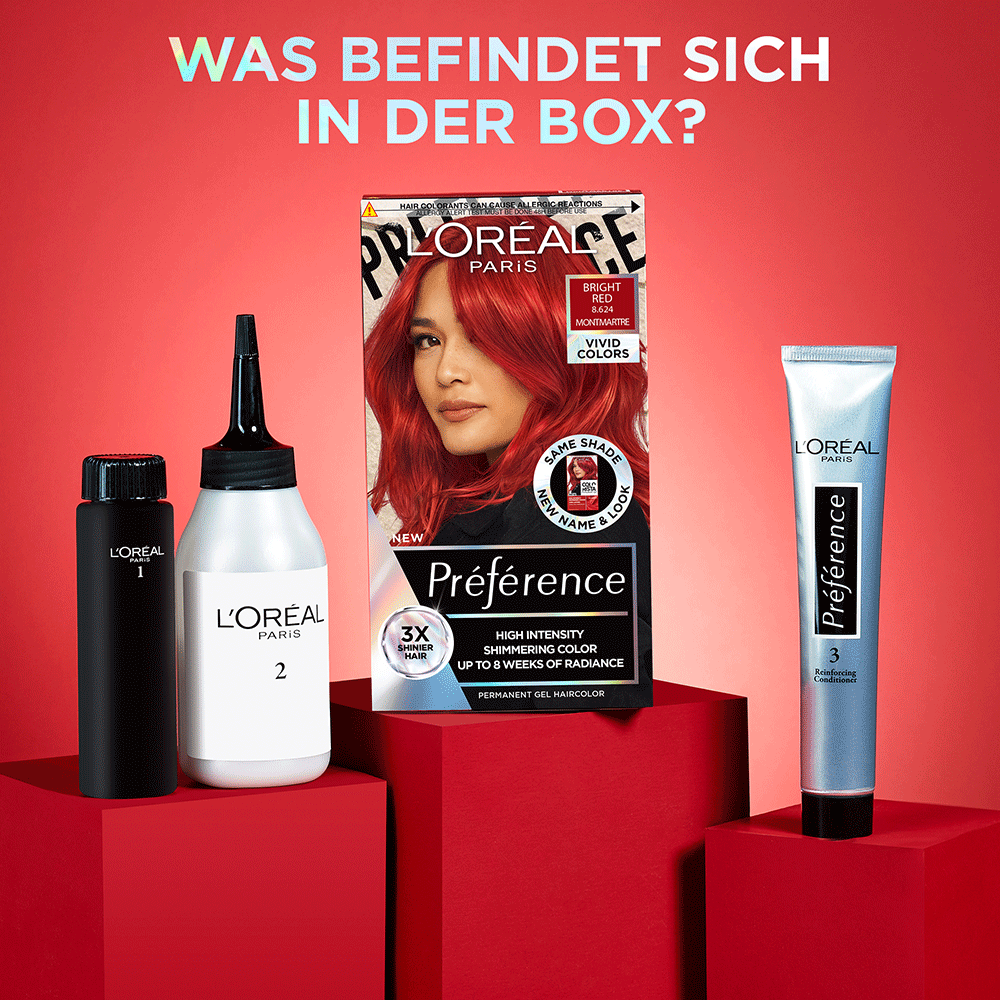 Bild: L'ORÉAL PARIS Préférence Haarfarbe Bright Red