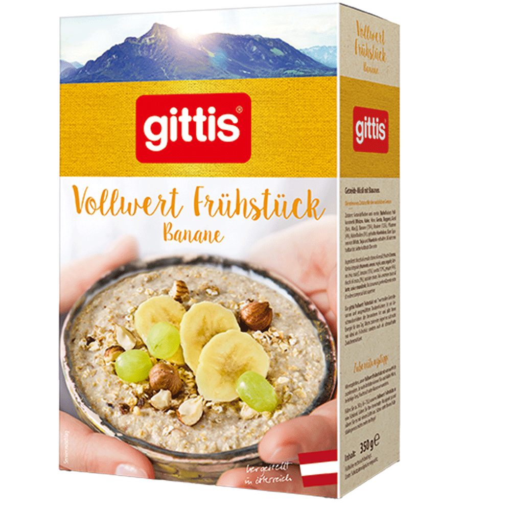 Bild: Gittis Vollwert Frühstück Banane 