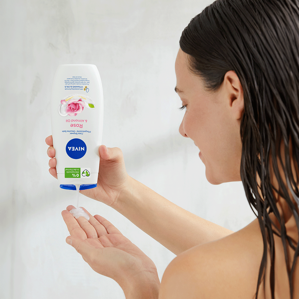 Bild: NIVEA Pflegedusche Rose und Mandelöl 