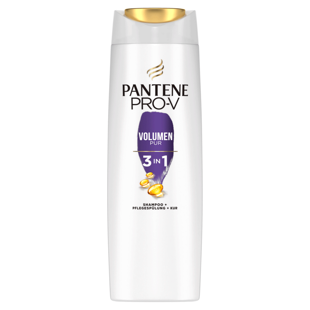 Bild: PANTENE PRO-V Volumen Pur 3-In-1 Shampoo + Pflegespülung + Intensivpflege 