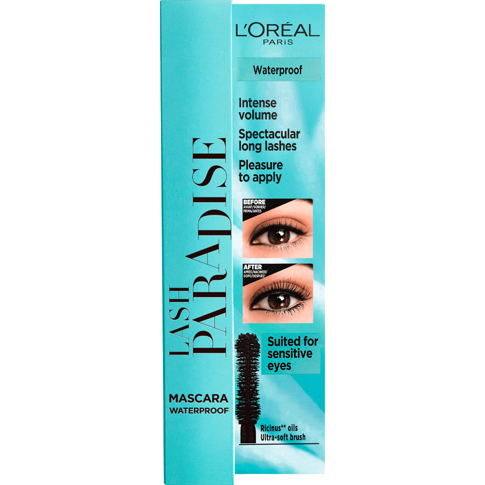 Bild: L'ORÉAL PARIS Lash Paradise Mascara Waterproof schwarz wasserfest