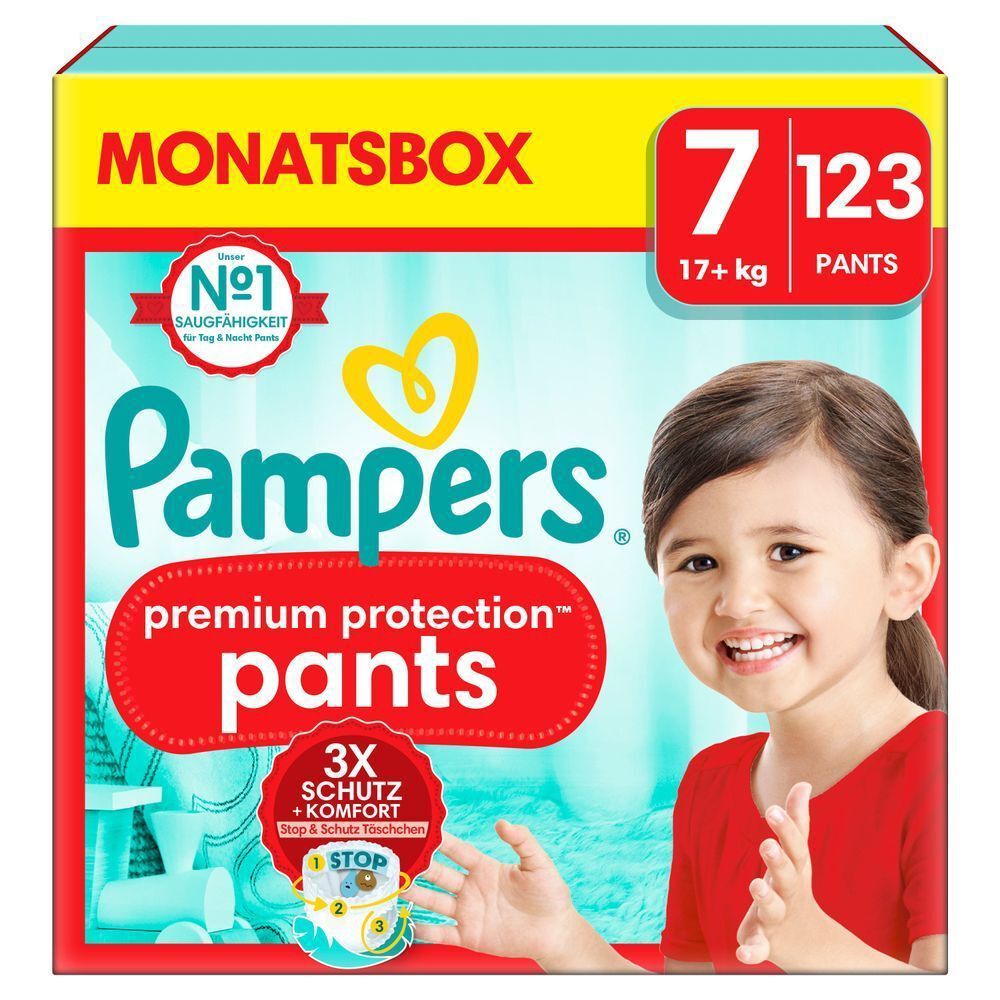 Bild: Pampers Premium Protection Pants Größe 7, BIG PACK 