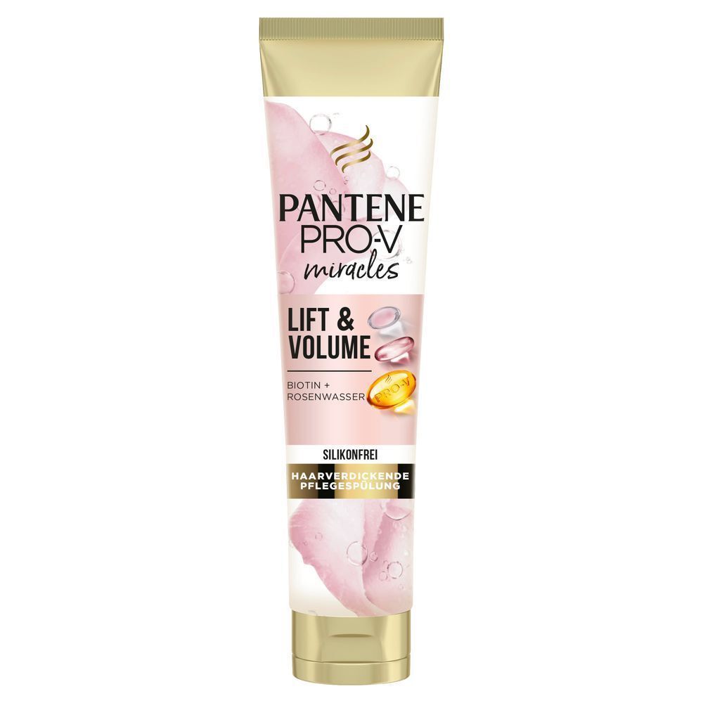 Bild: PANTENE PRO-V Lift & Volume Pflegespülung Mit Biotin + Rosenwasser 