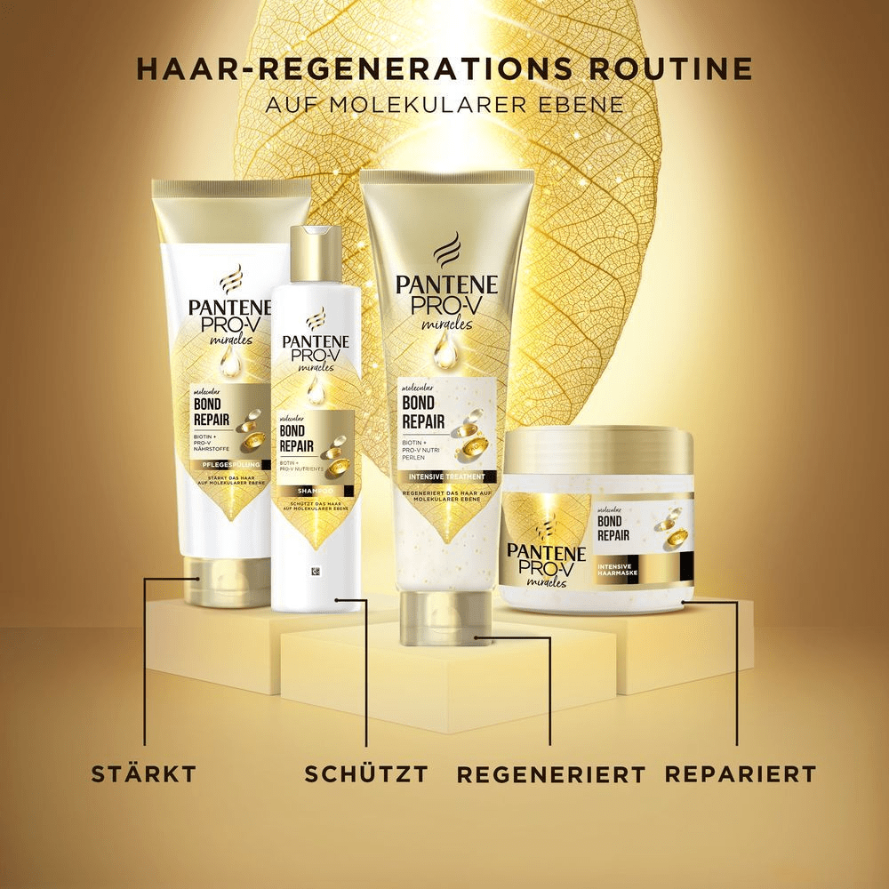 Bild: PANTENE PRO-V Molecular Bond Repair Pflegespülung mit Biotin 