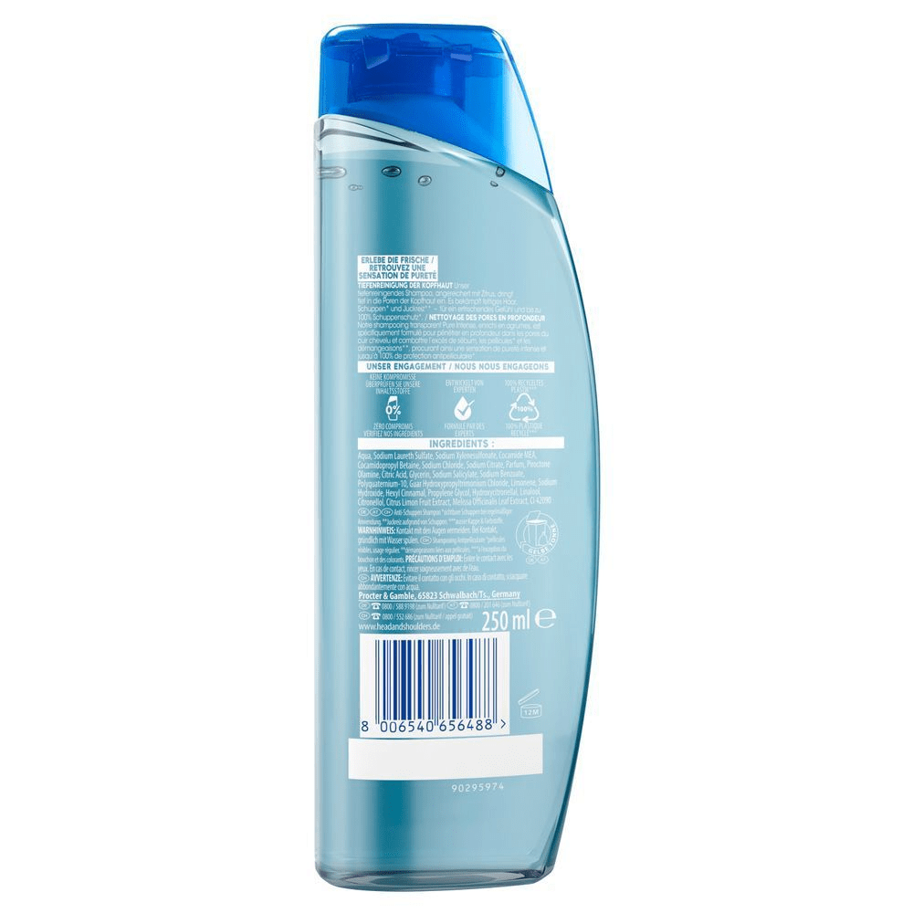 Bild: head & shoulders Anti-Fett, mit Zitrus, Anti-Schuppen Shampoo 