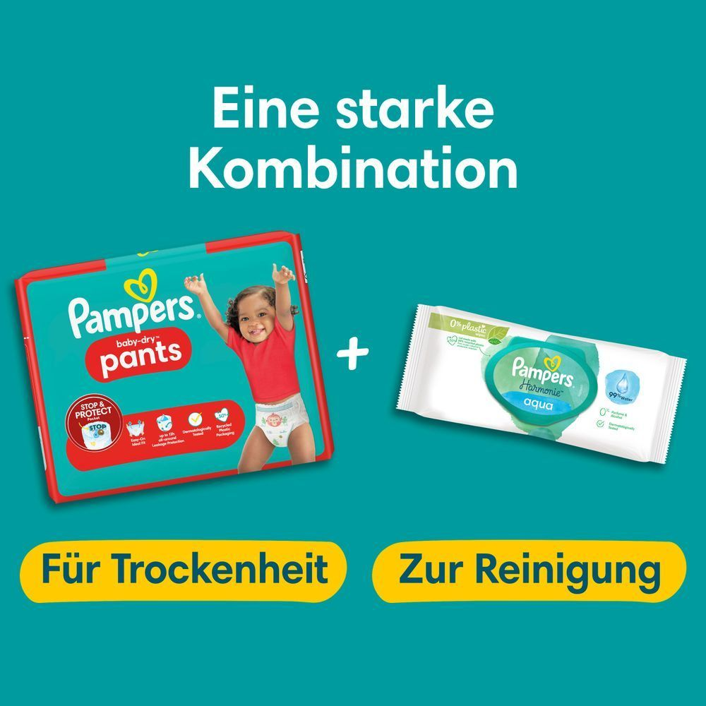 Bild: Pampers Baby-Dry Pants Größe 8, 19kg+ 