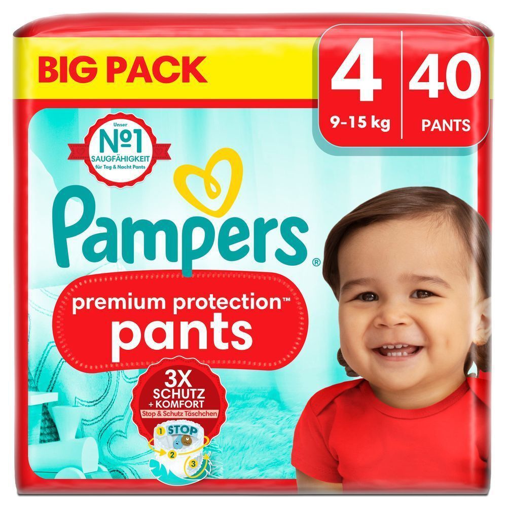 Bild: Pampers Premium Protection Pants Größe 4, BIG PACK 