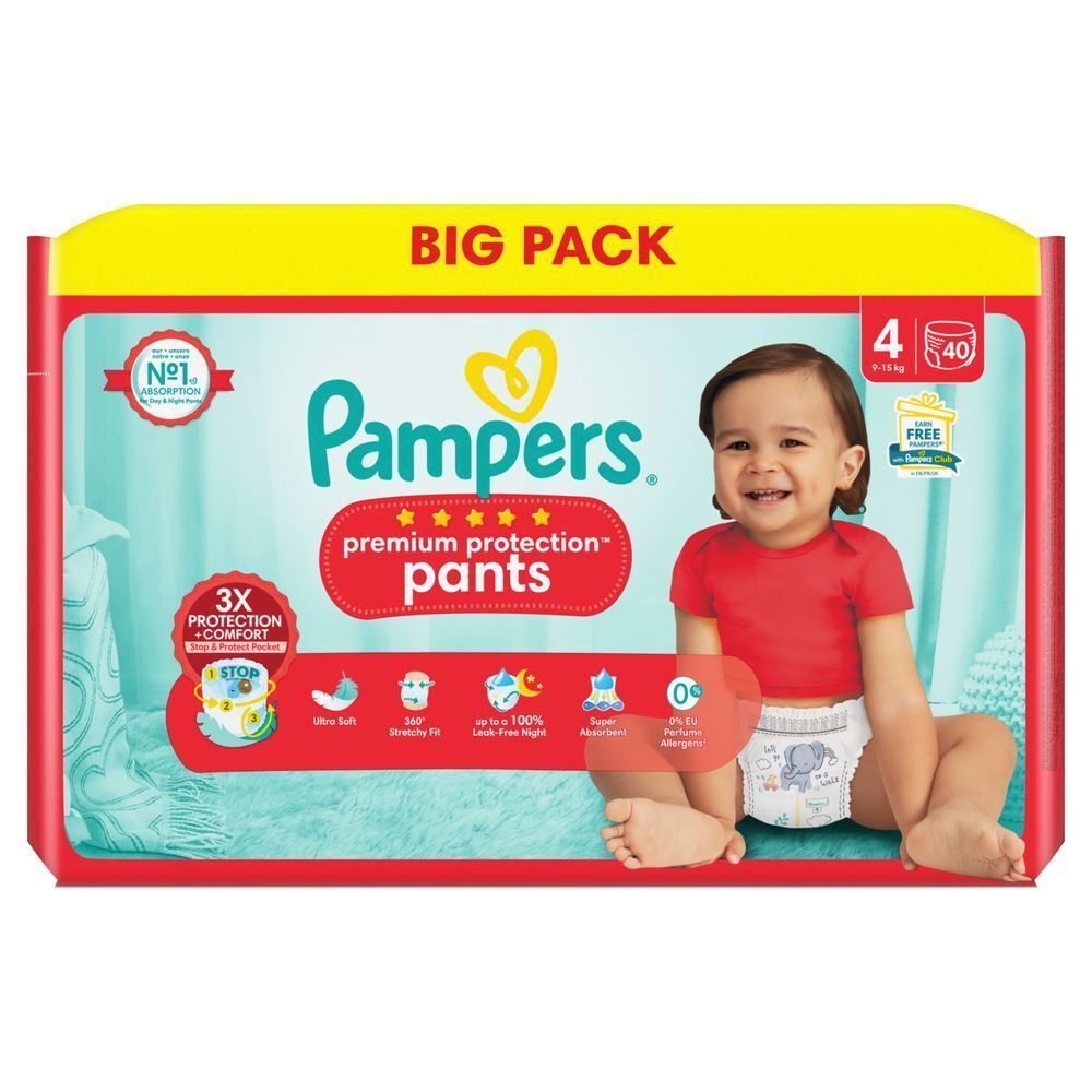 Bild: Pampers Premium Protection Pants Größe 4, BIG PACK 