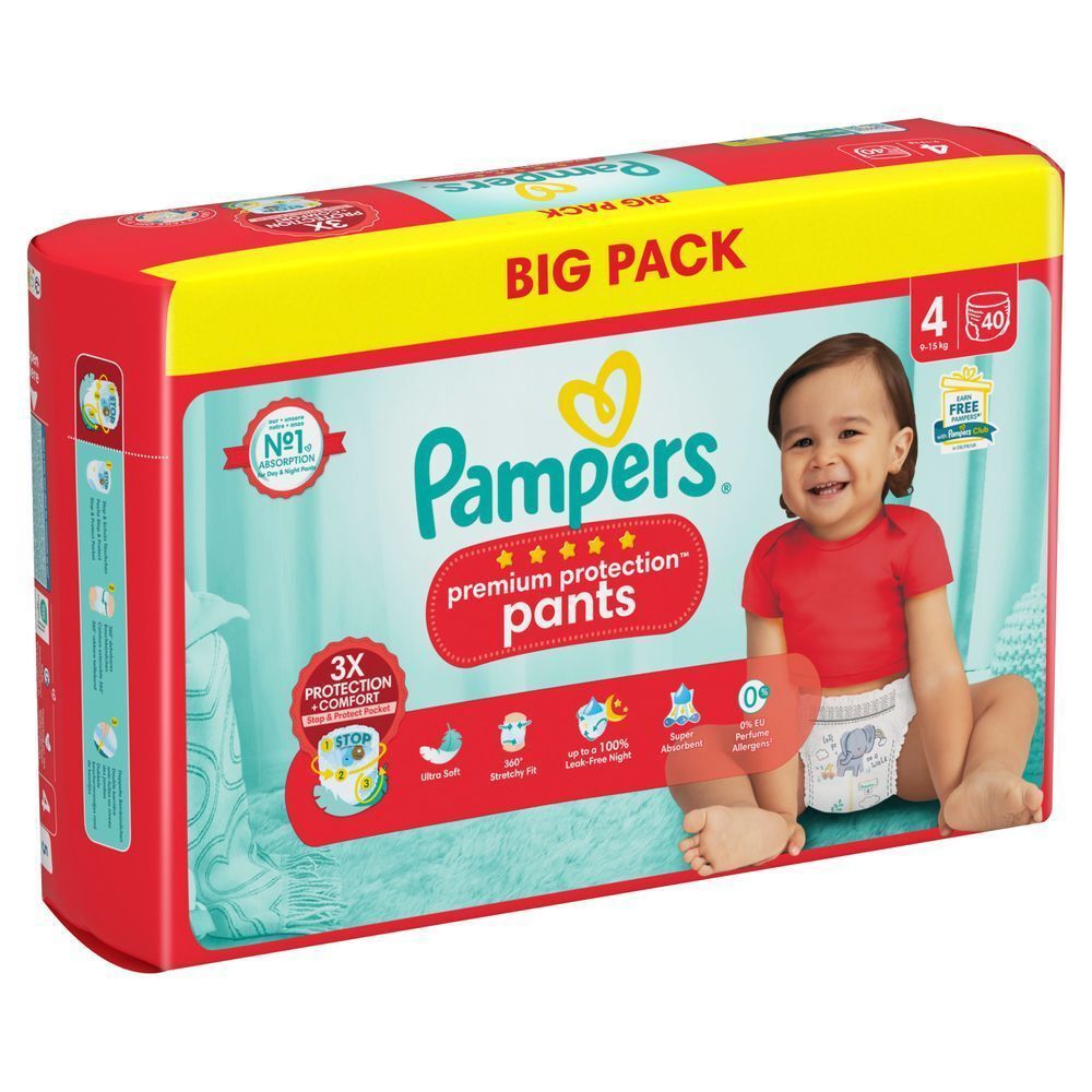 Bild: Pampers Premium Protection Pants Größe 4, BIG PACK 