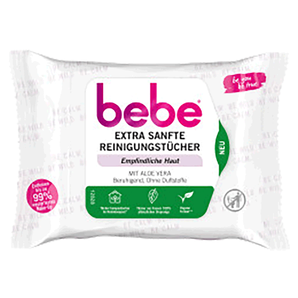 Bild: bebe Reinigungstücher extra sanft 